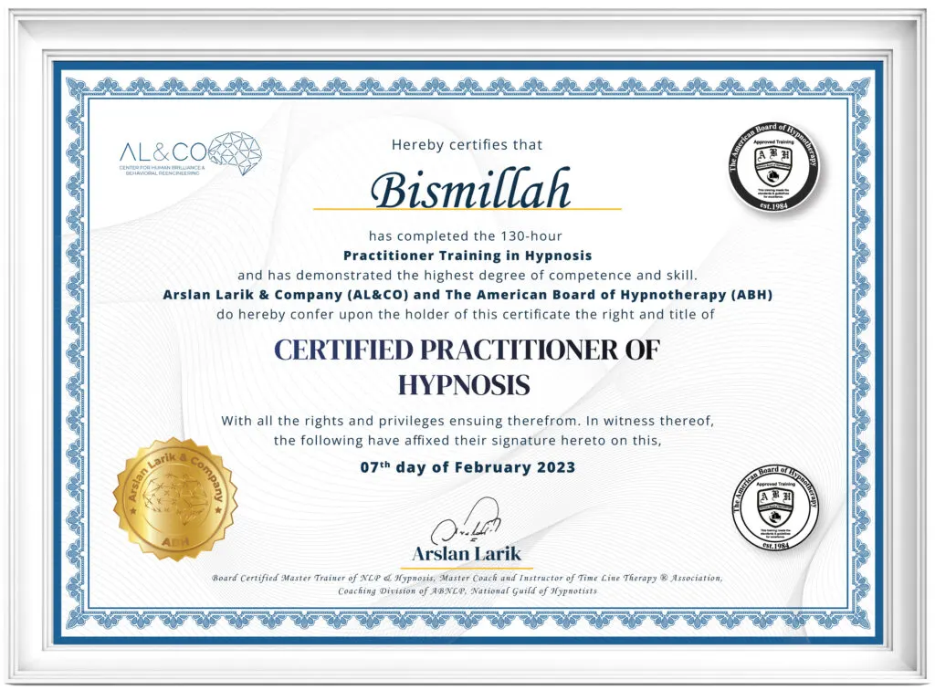Practitioner Certificate