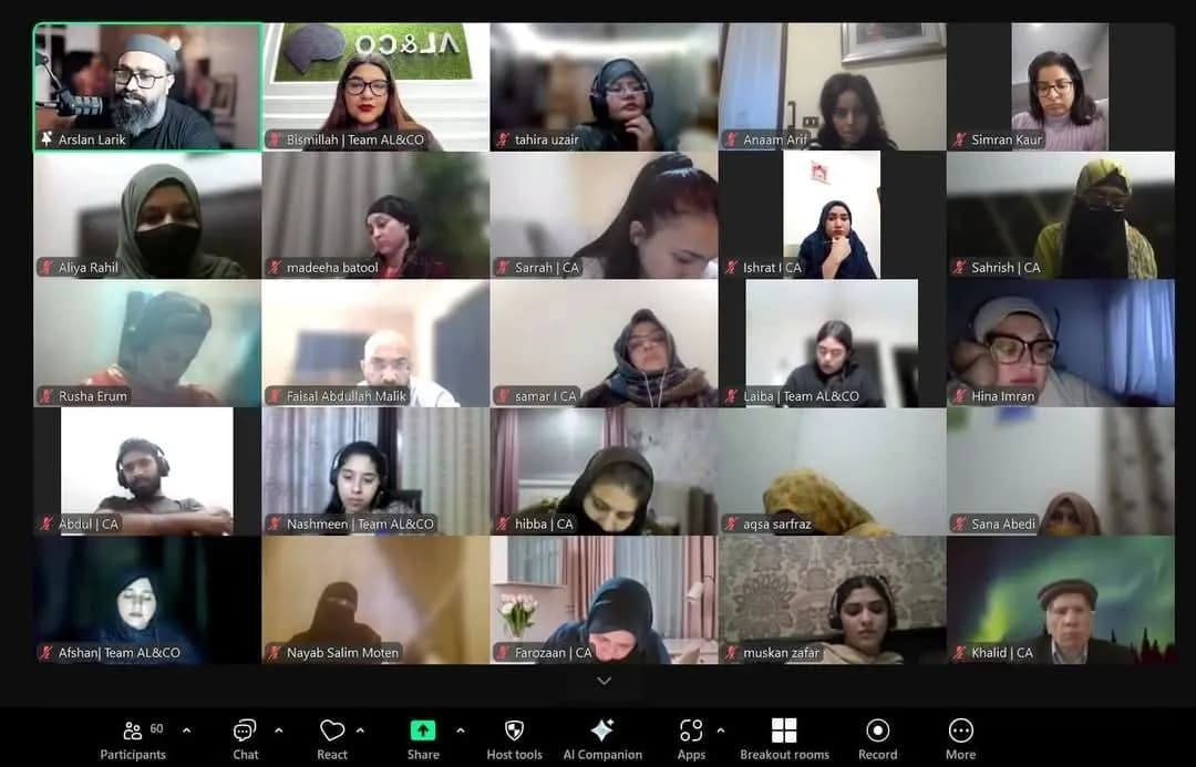 NLP Master Practitioner live session with 60+ participants