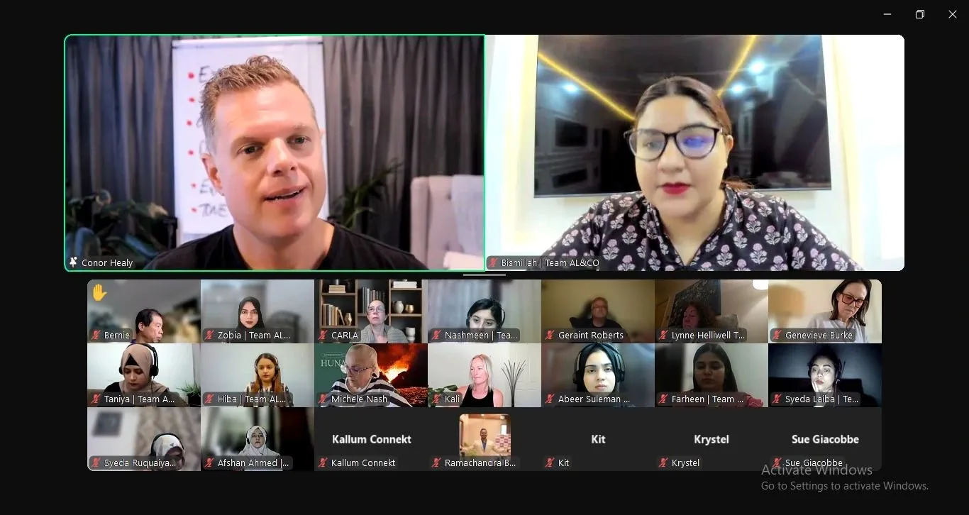 Breakthrough Mindset Workshop live session